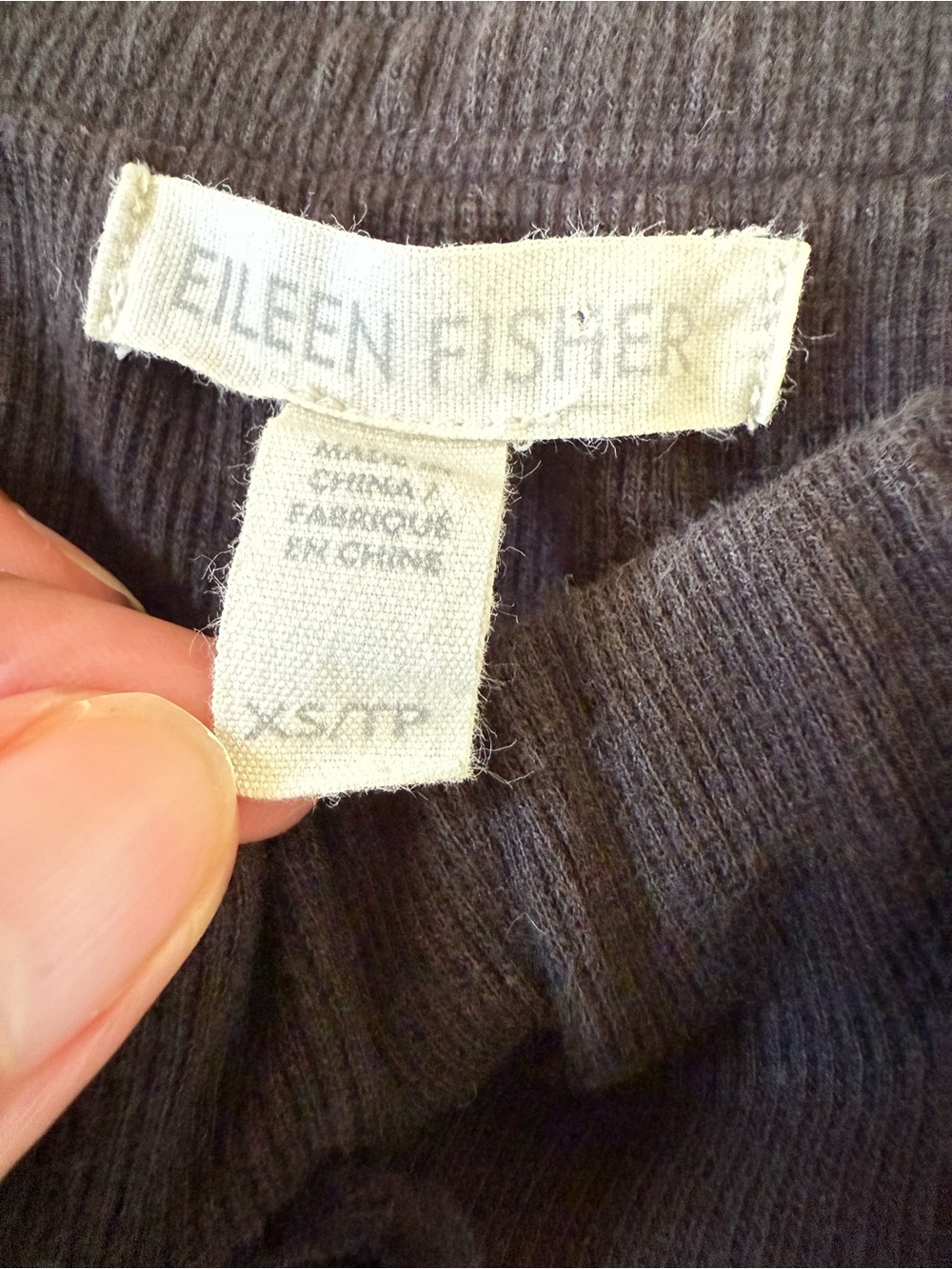 Eileen Fisher Organic Linen Barrel Ankle Pants Black XS - Picture 4 of 4